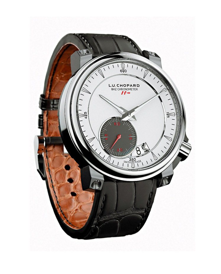 蕭邦L.U.C 8HF腕表，鈦金材質，自動機芯，65萬元。圖／蕭邦提供