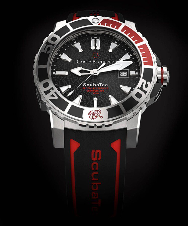 寶齊萊推出特別版柏拉維 ScubaTec腕表。圖／寶齊萊提供