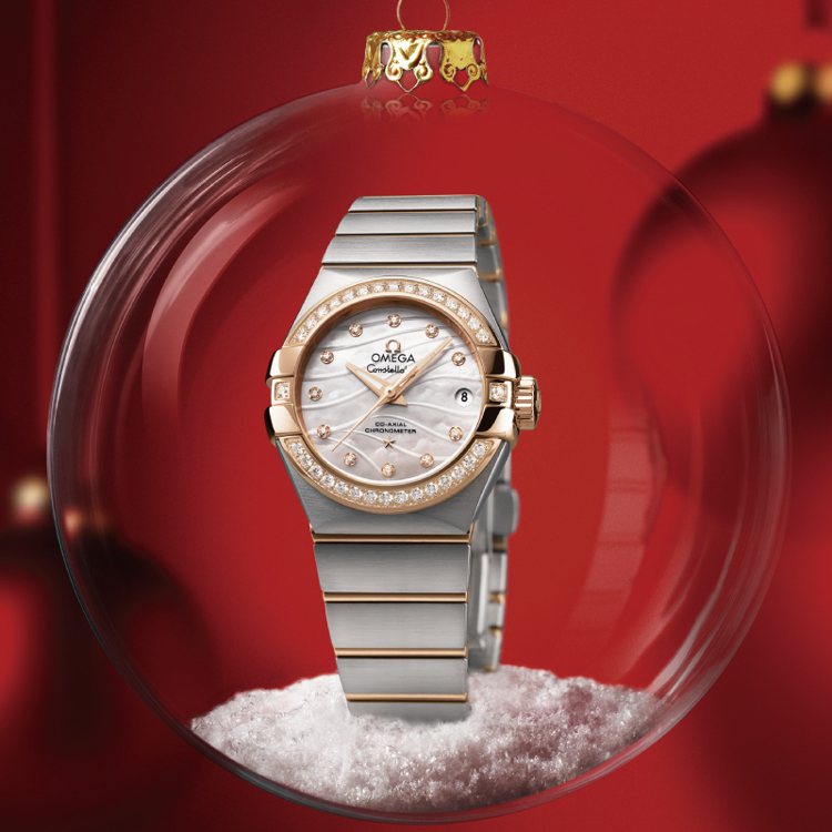 18K玫瑰金與不鏽鋼OMEGA星座「PLUMA」腕錶
價格：NTD2,700 
圖／時間觀念提供