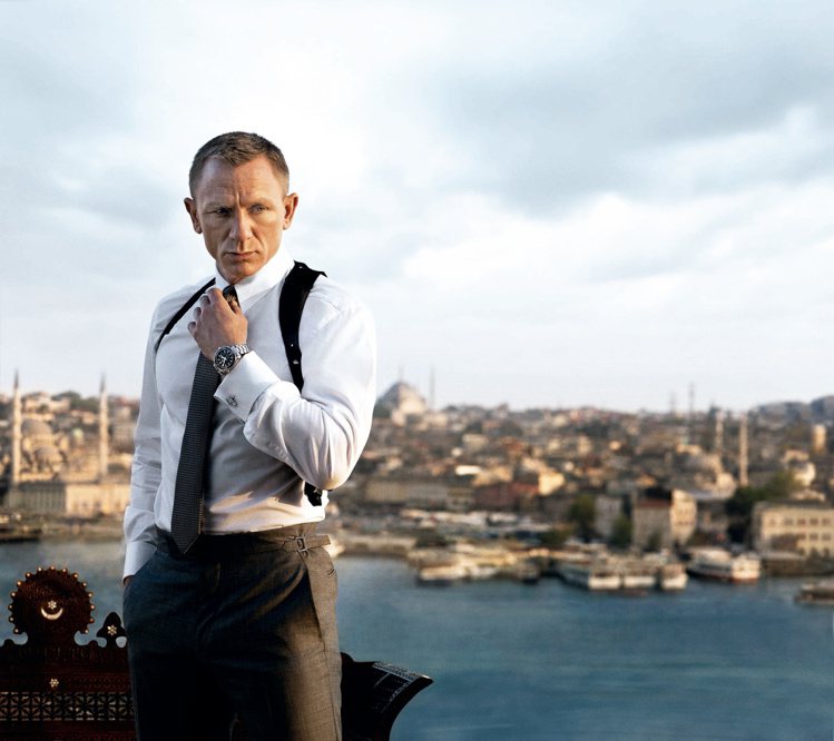 OMEGA與007電影有緊密連結，圖為007男主角丹尼爾克雷格。圖／OMEGA提供