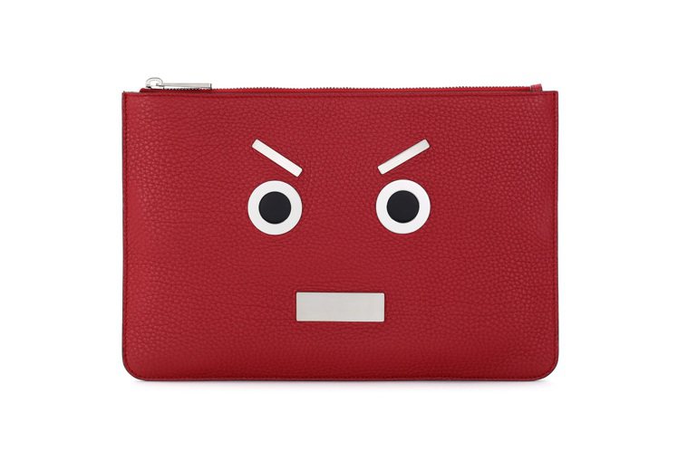 Fendi Faces紅色手拿包，42,000元。圖／FENDI提供