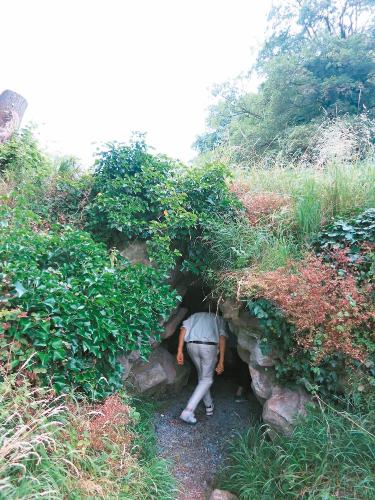 宛如野外的花園裡，還有山洞。 特派記者陳若齡／攝影