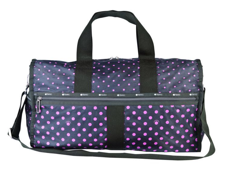 粉紅點點大旅行袋，8,700元。圖／LeSportsac提供