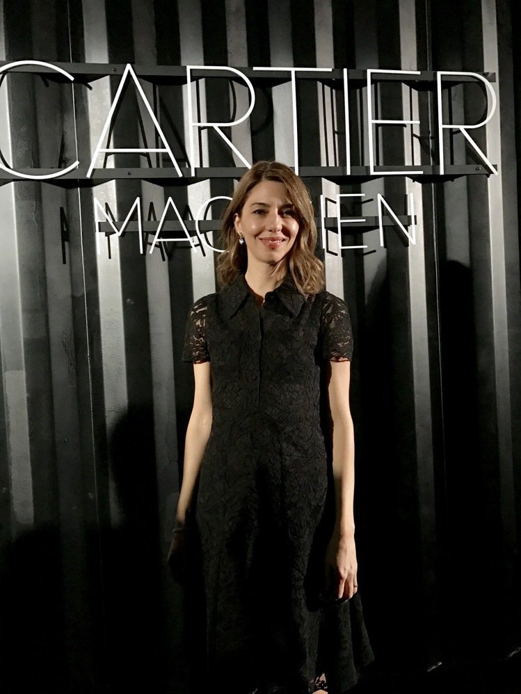 好萊塢導演蘇菲亞柯波拉出席卡地亞在東京舉行的高級珠寶發表晚宴。記者祁玲／攝影