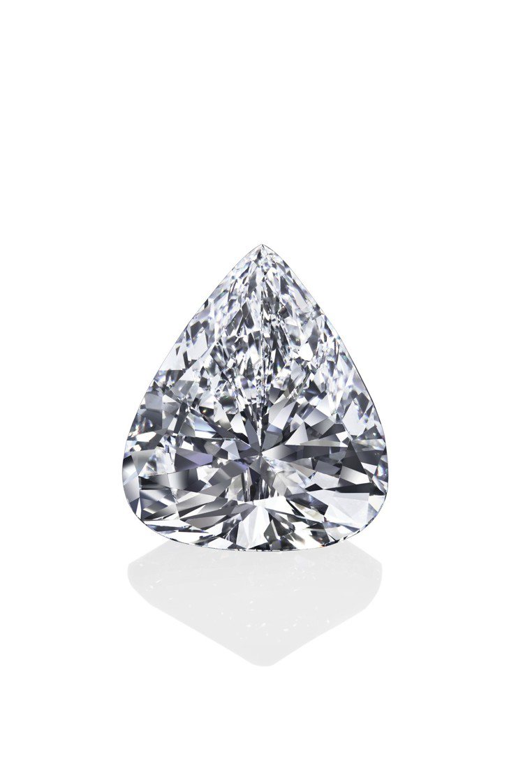 日內瓦佳士得將拍賣「Star of Sierra Leone VI」鑽石，重 21.69 克拉，估價140至180萬美元。圖／佳士得提供