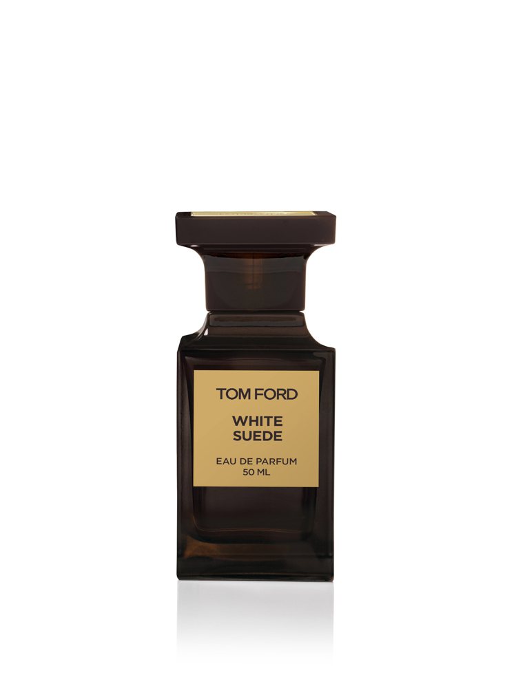TOM FORD WHITE SUEDE私人調香系列白麝香，50ml售價8,800元、100ml售價12,400元、250ml售價23,000元。圖／TOM FORD BEAUTY提供