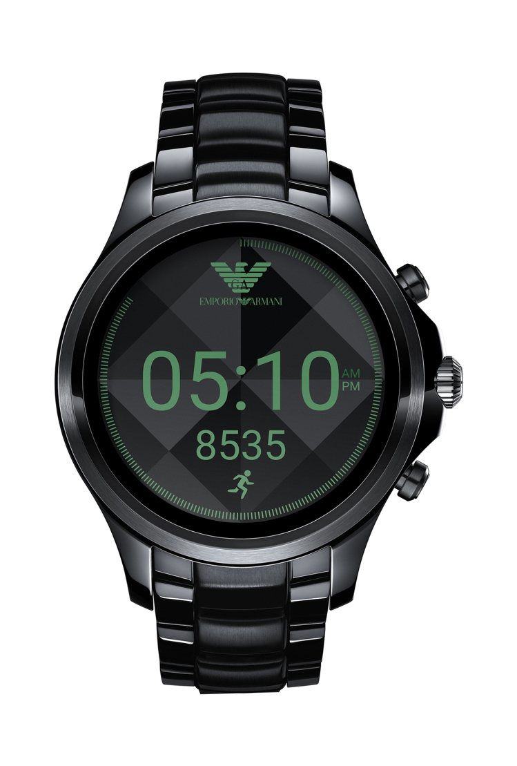 Emporio Armani connected ALBERTO系列觸控式螢幕智慧腕表，價格未定。圖／Armani提供