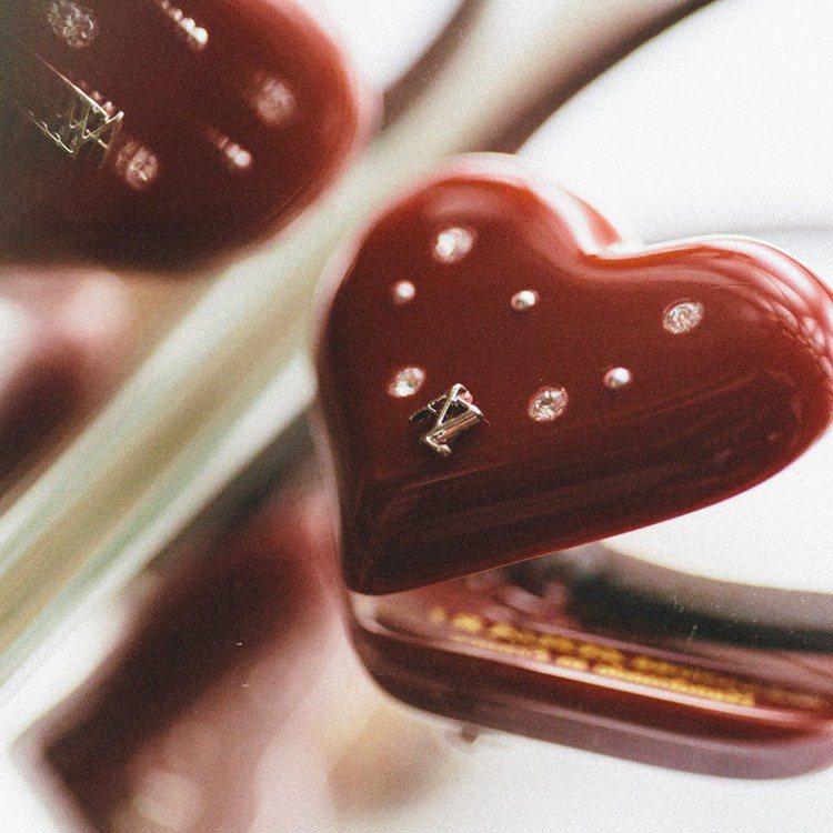 心形巧克力非常適合情人節送禮使用。圖／Alexandre Zouari提供