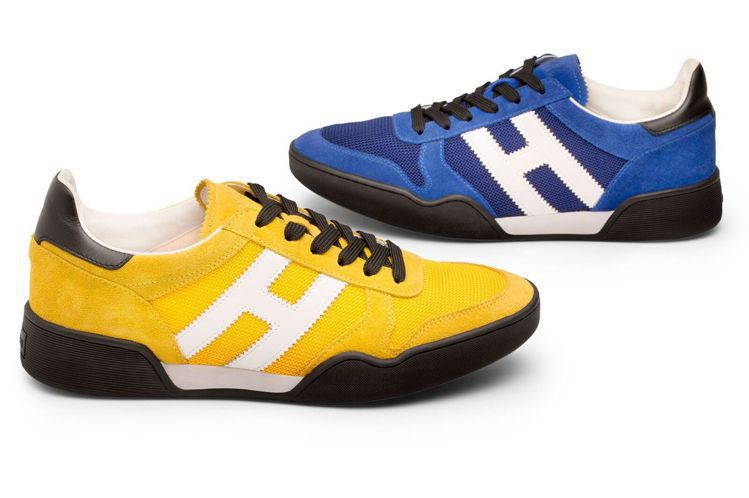HOGAN H357復古運動繫帶休閒鞋，13,000元。圖／迪生提供