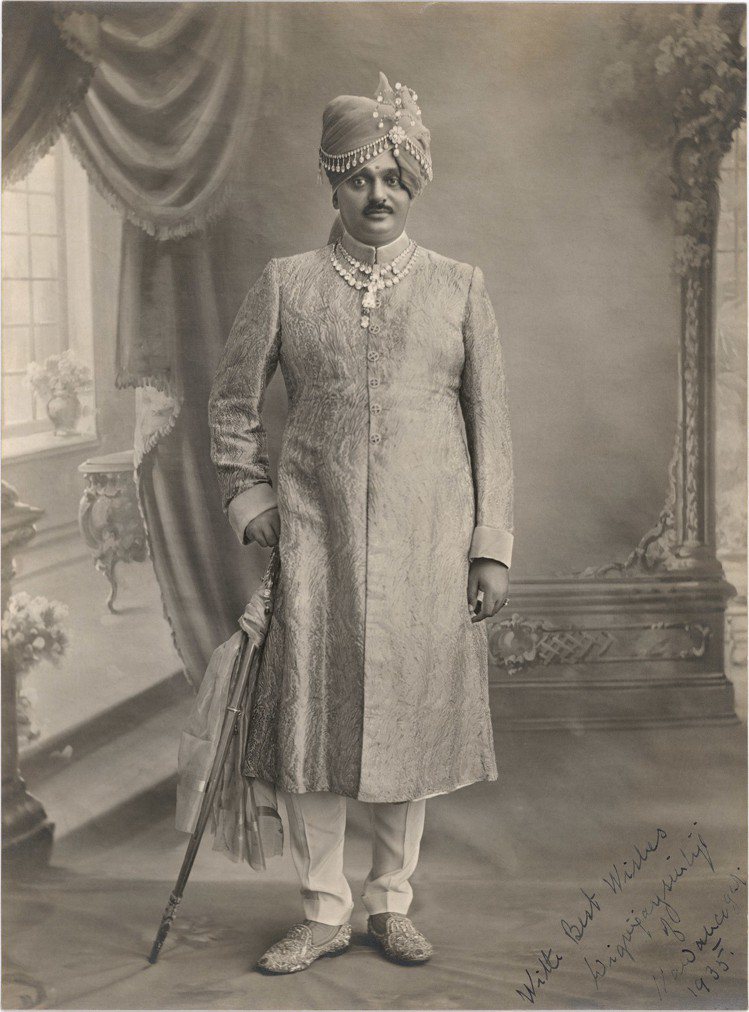 1931年，卡地亞為Maharaja of Nawanagar印度納瓦納嘉大君所設計的項鍊。圖／Cartier提供