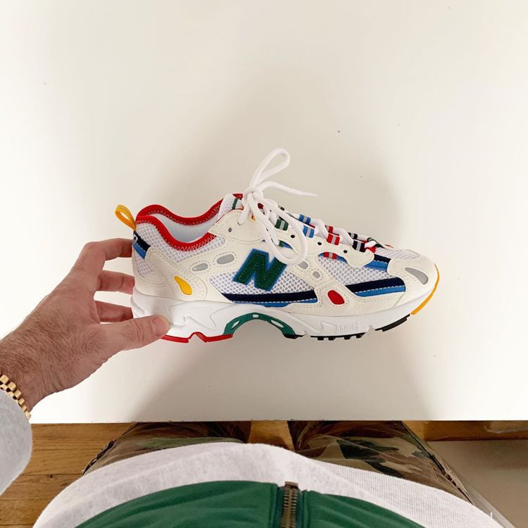 New Balance找來紐約潮牌Aimé Leon Dore合作推出聯名鞋。圖／摘自instagram