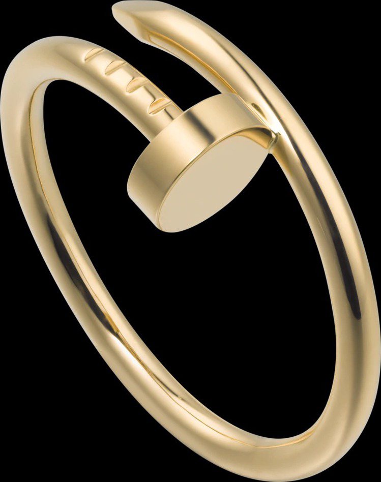 Cartier，JUSTE UN CLOU黃K金戒指，70,000元。圖 / 翻攝自Cartier官網。