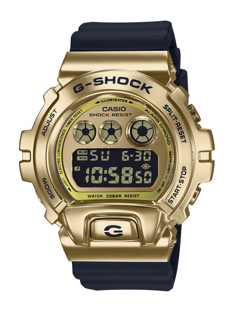 G-Shock GM-6900G-9腕表，不鏽鋼表殼7,200元。圖／Casio提供
