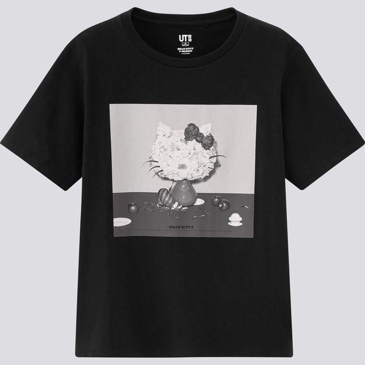 UNIQLO與吉田YUNI合作系列UT印花T恤590元。圖／UNIQLO提供