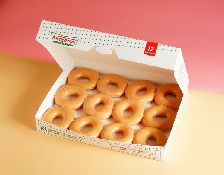 Krispy Kreme慰勞醫護人員暖心優惠「原味糖霜甜甜圈」一盒免費。圖／Krispy Kreme Taiwan 粉絲團