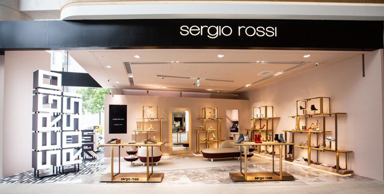 鞋履品牌sergio rossi回歸台灣市場，進駐遠百信義A13。圖／sergio rossi提供
