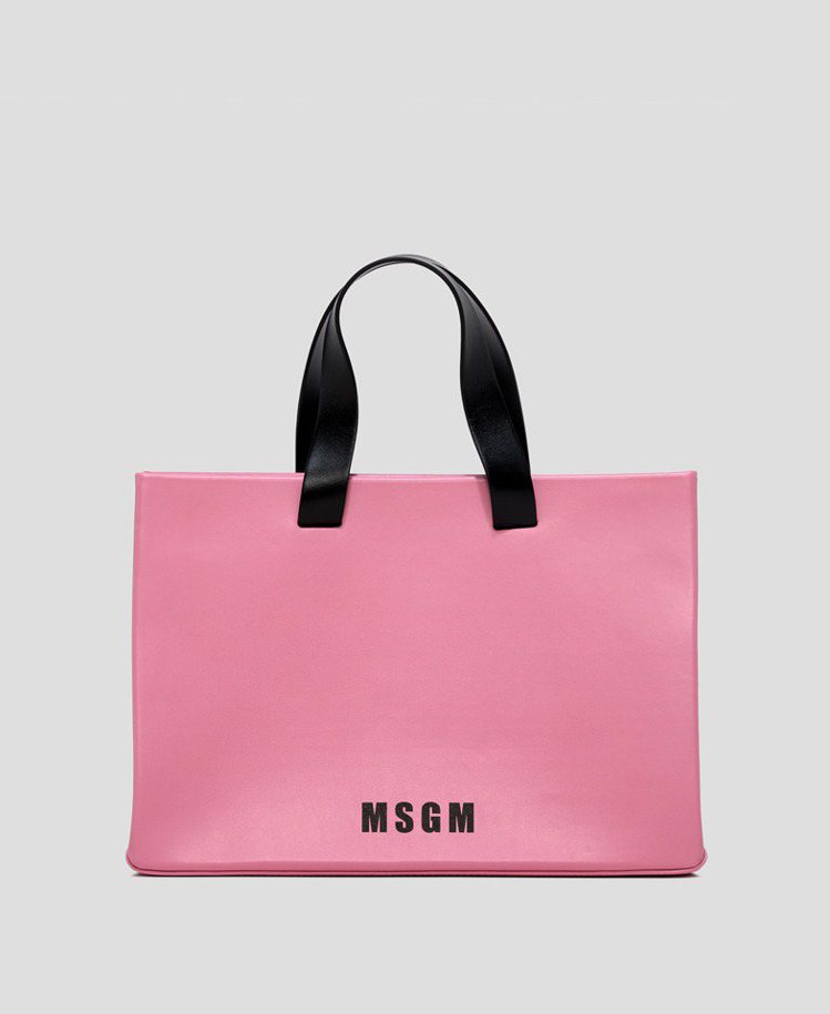 粉紅手提袋，22,800元。圖／MSGM提供