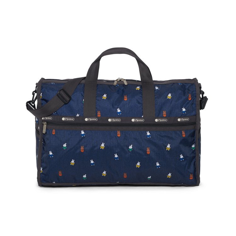 Miffy滿天飛大型假期旅行袋，7,200元。圖／LeSportsac提供