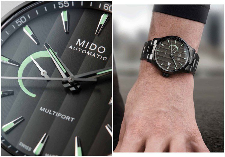 具備80小時動力儲存的Multifort腕表，適合一趟秋天的小旅行。圖 / MIDO提供。