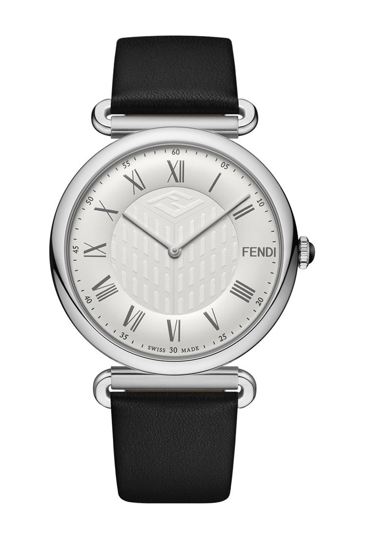 FENDI Timepieces Palazzo系列41毫米腕表，30,200元。圖／FENDI提供