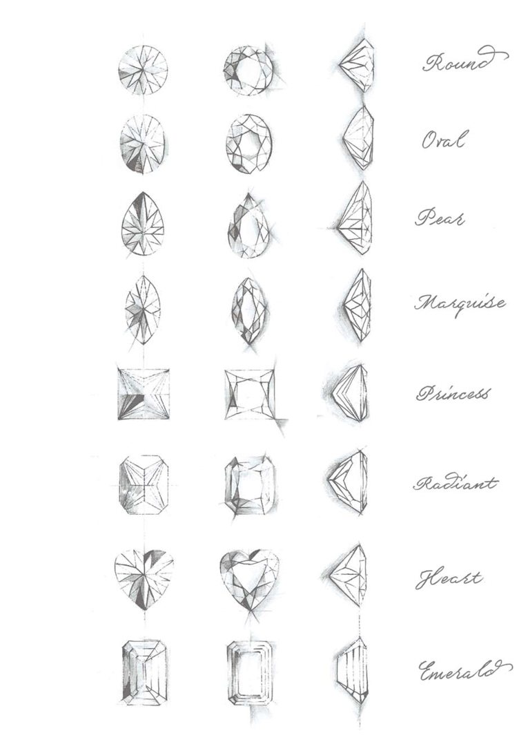 De Beers訂製婚戒亦提供花式切割鑽石做為主鑽選擇。圖／De Beers提供