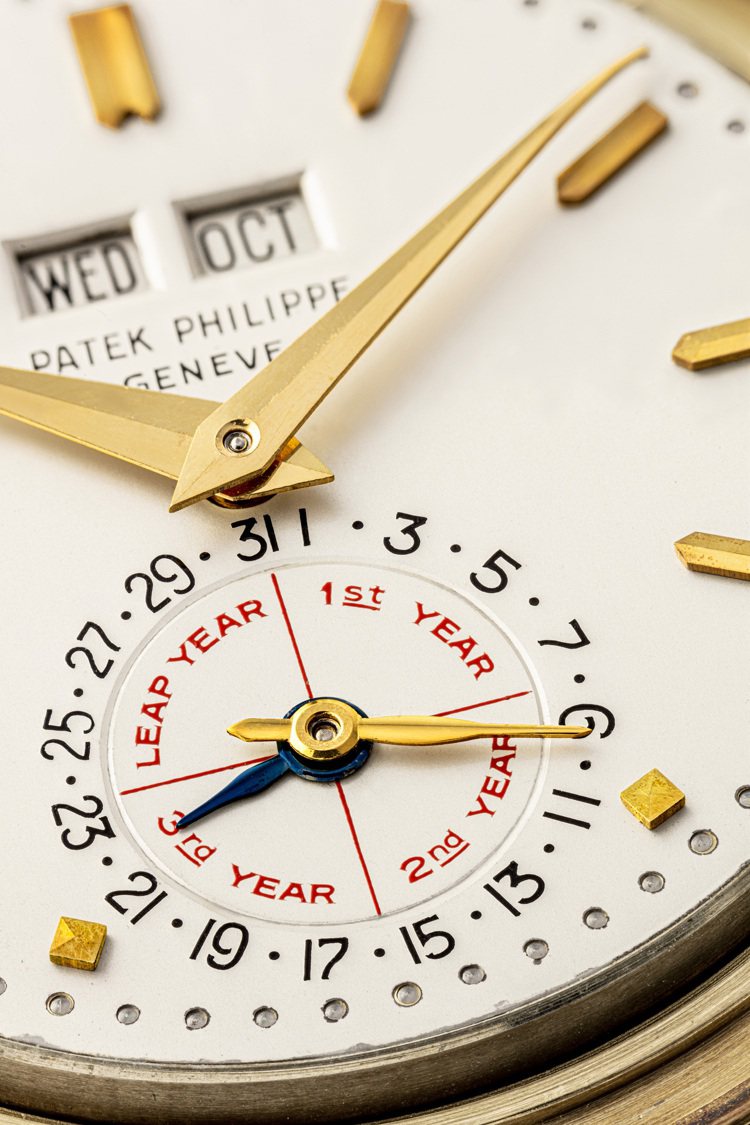 ALAN BANBERY百達翡麗型號 3448J「無月相顯示」原型版腕表。圖／佳士得提供
