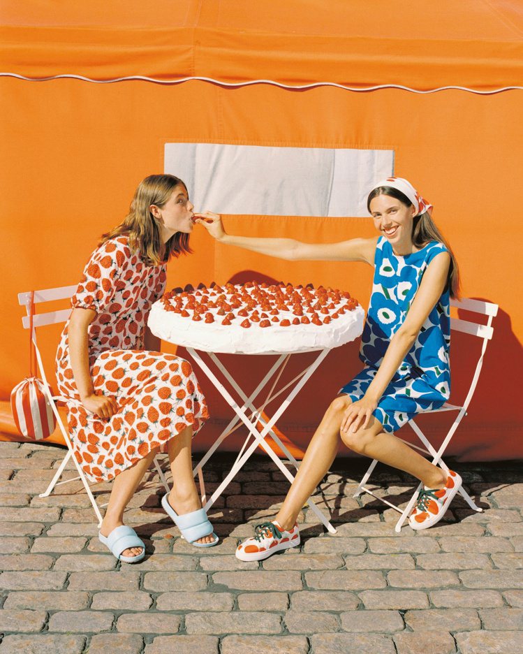 芬蘭設計師品牌Marimekko今年迎接70歲生日，特別推出限定版印花系列主題商品。圖／Marimekko提供