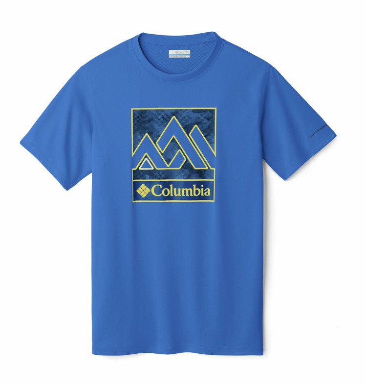 Columbia涼感快排短袖上衣1,580元。圖／Columbia提供