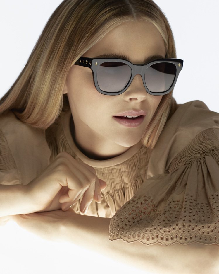 「超殺女」Chloë Moretz詮釋LV新款太陽眼鏡。圖／Louis Vuittton提供