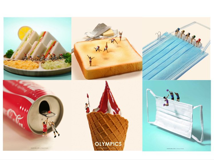 田中達也的微型攝影也跟上東京奧運的腳步。圖／取自IG