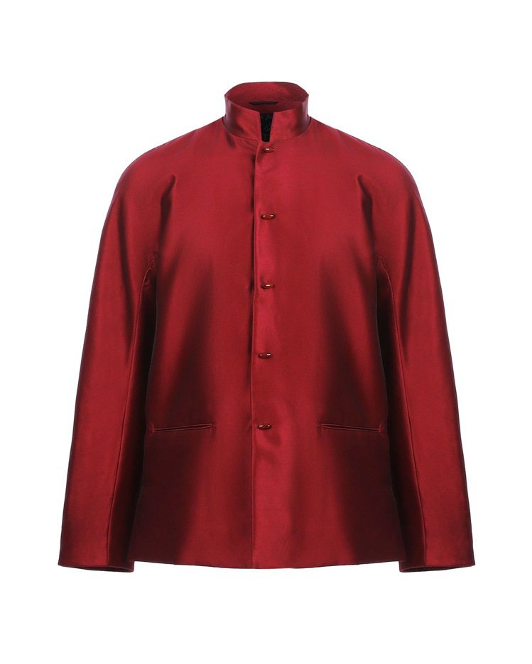 男款中式立領夾克，37,800元。圖／夏姿提供