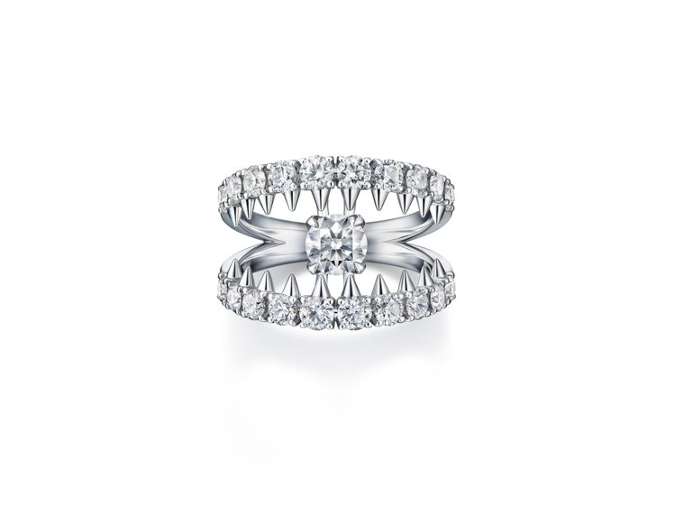 TASAKI danger diamond鑽石戒指，74萬6,000元。圖／TASAKI提供