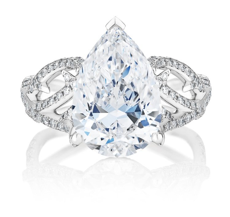 De Beers Jewellers Volute高級珠寶鑽石戒指，620萬元。圖／De Beers提供