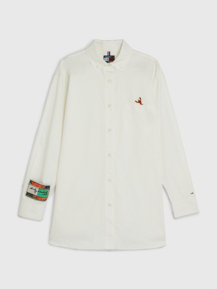 TOMMY HILFIGER X ANDY WARHOL系列龍蝦長袖襯衫，7,380元。圖／TOMMY HILFIGER提供