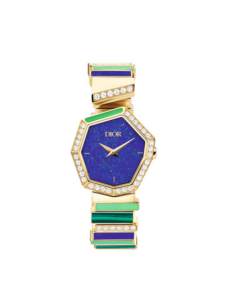 GEM DIOR黃金鑽石彩寶腕表，185萬元。圖／DIOR提供