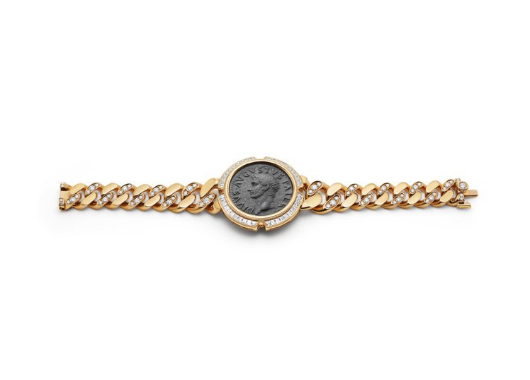 BVLGARI Monete系列頂級古幣與鑽石手鍊。圖／寶格麗提供