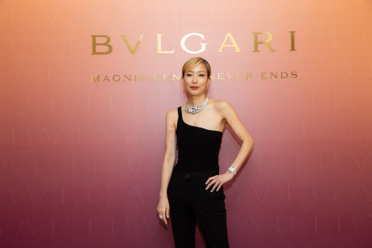 鄭秀文出席BVLGARI 香港北京道一號旗艦店開幕。圖／寶格麗提供