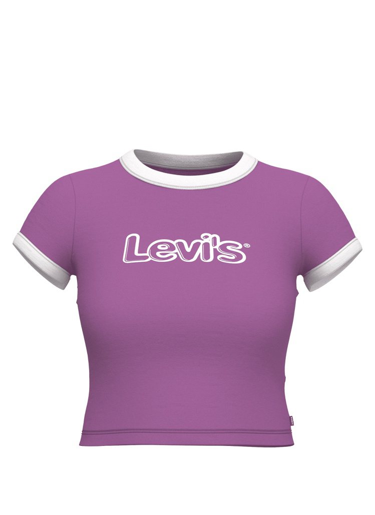 LEVI’S® Logo短版T恤 1,290元。圖／LEVI'S提供