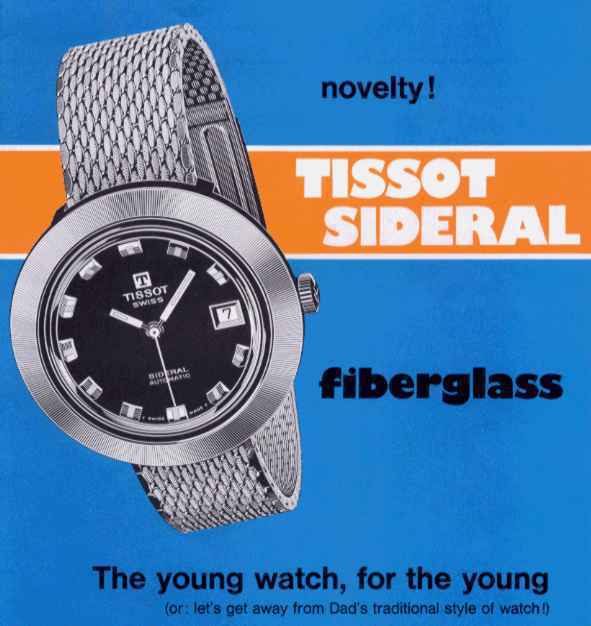 TISSOT Sideral系列自動上鍊腕表，是以70年代的品牌經典設計來復刻。圖／TISSOT提供