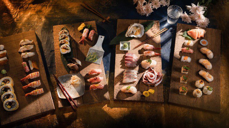 多樣化的壽司料理。圖／擷取自饗 A Joy粉絲頁