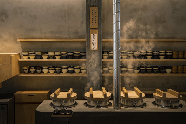 店內的米飯選用日本「一見鍾情米」，採無限量供應。圖／富錦樹提供