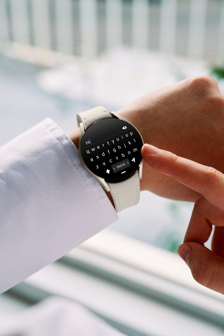 Samsung Galaxy Watch6系列採用藍寶石玻璃鏡面，錶框再收窄，可視螢幕面積提升20%。圖／三星提供