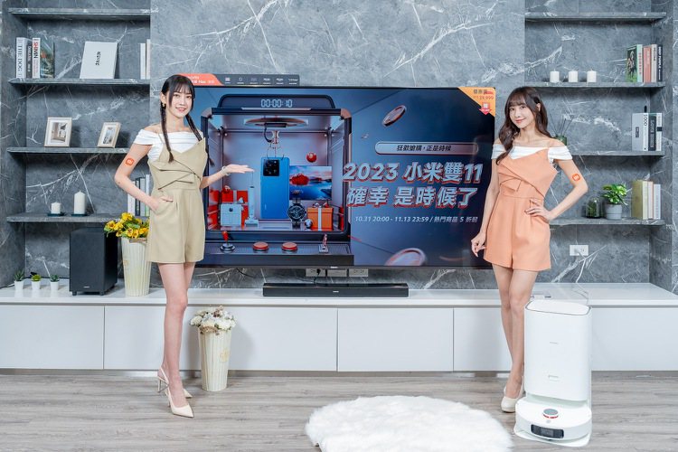 Xiaomi智慧顯示器Max 86型具備影院級超大86吋全螢幕、超高螢幕機身比與4K Ultra HD解析度，擁有120Hz超高螢幕更新頻率，結合4K 120Hz MEMC動態補償技術，能達到毫秒級的幀插值。圖／小米台灣提供