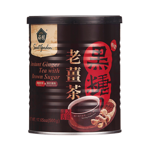 這款「特濃黑糖老薑茶」受到網友推薦，現在還有買一送一。圖／全聯官網