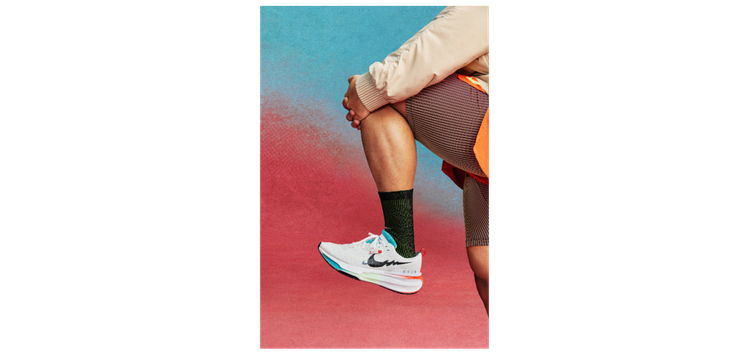 Nike Invincible 3鞋跟處「如有龍助」的點睛設計，令每一步都有騰雲駕霧般的狀態。圖／Nike提供