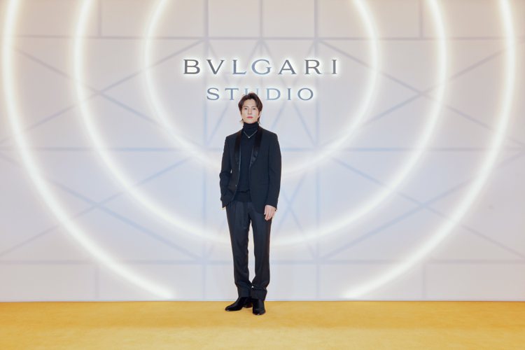 寶格麗品牌大使日本男星山下智久出席首爾Bulgari Studio藝術展開幕盛會。圖／寶格麗提供