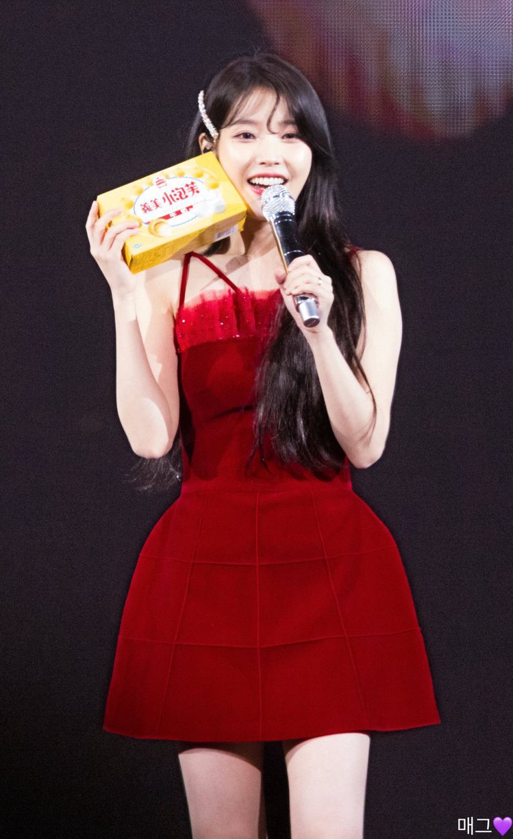 韓國歌手IU也喜歡義美小泡芙廣為人知。圖／摘自網路