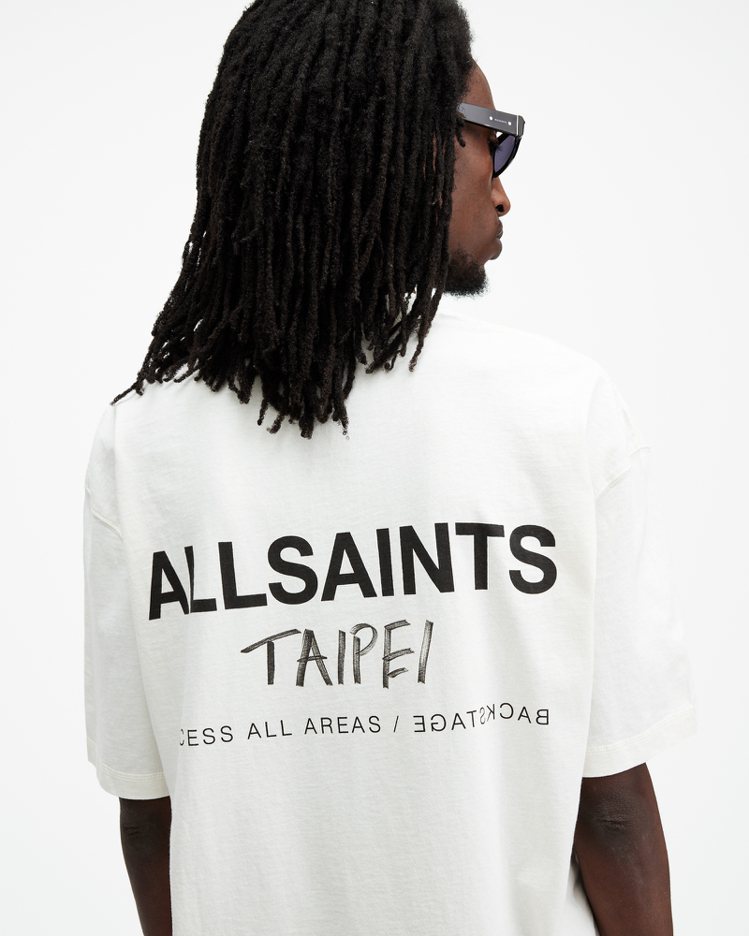 AllSaints亞洲限定T恤，3,100元。圖／AllSaints提供