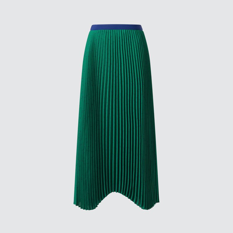 UNIQLO：C系列細褶裙，活動優惠價590元。圖／UNIQLO提供