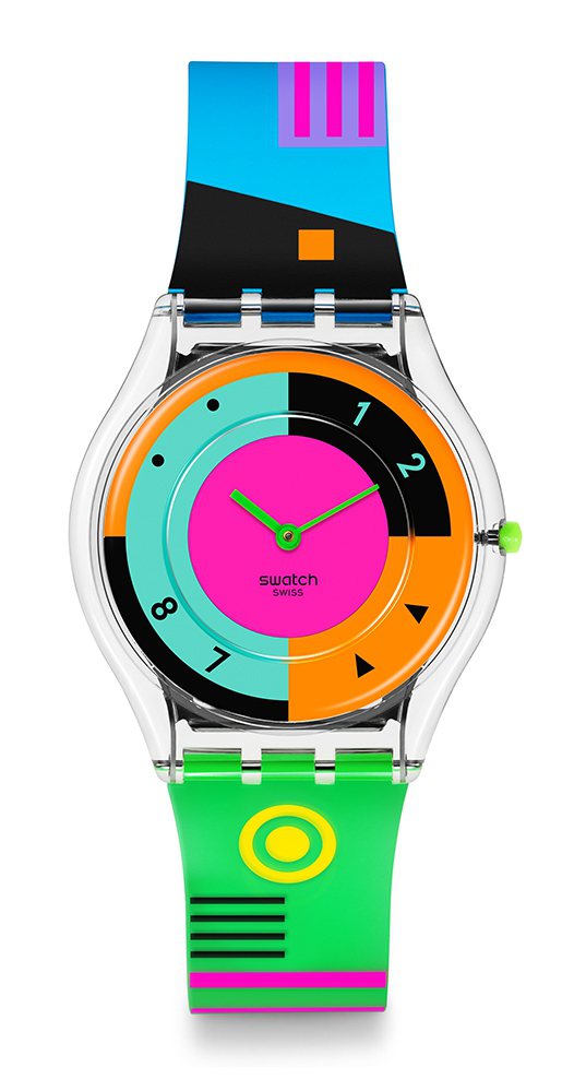 Swatch NEON HOT RACER腕表，3,800元。圖／Swatch提供